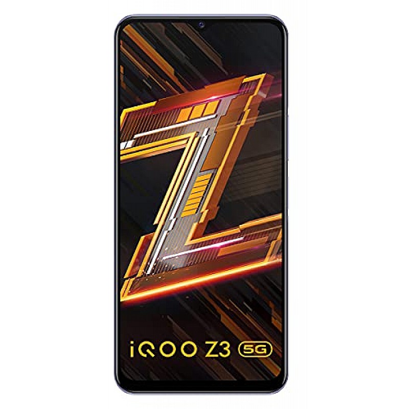 iQOO Z3 5G (Cyber Blue, 8GB RAM, 128GB Storage) Refurbished