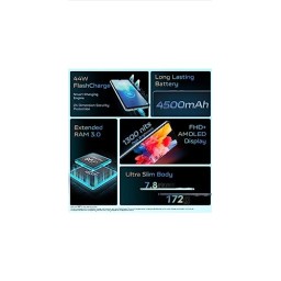 Vivo T2 5G (Velocity Wave 6GB RAM 128 GB Storage Black Refurbished