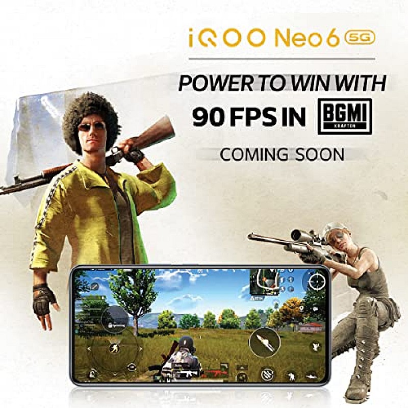 IQOO Neo 6 5G (Cyber Rage, 8GB RAM, 128GB Storage) Refurbished