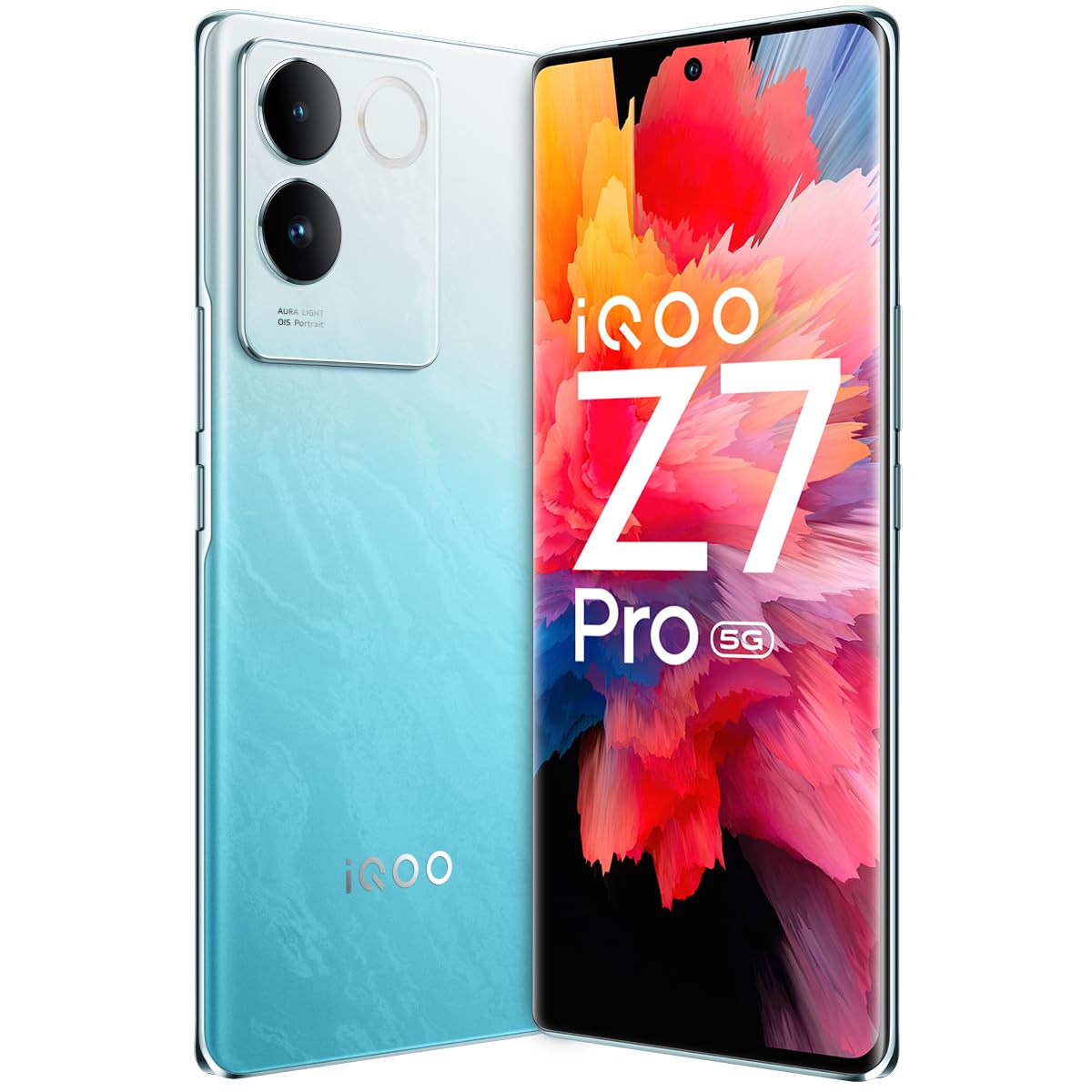 iQOO Z7 Pro 5G (Blue Lagoon, 8GB RAM, 128GB Storage) refurbished