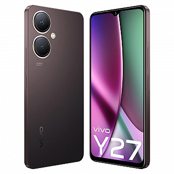 Vivo Y27 (Burgundy Black, 6GB RAM, 128GB Storage) Refurbished 