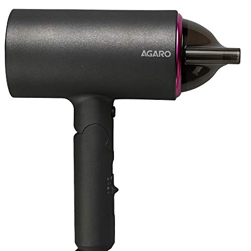 AGARO HD-1214 Premium Hair Dryer with 1400 Watts Motor, 3 Temperature Settings And Cool Shot Button- Black AGARO HD-1214 Premium Hair Dryer with 1400 Watts Motor, 3 Temperature Settings And Cool Shot Button- Black