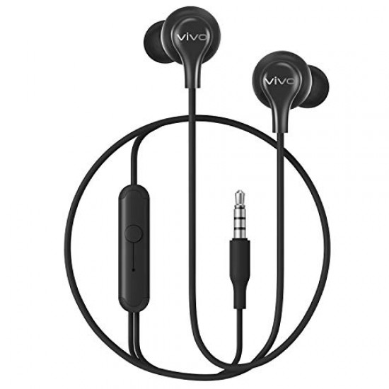 Vivo Colour in-Ear Wired Headphones - Black