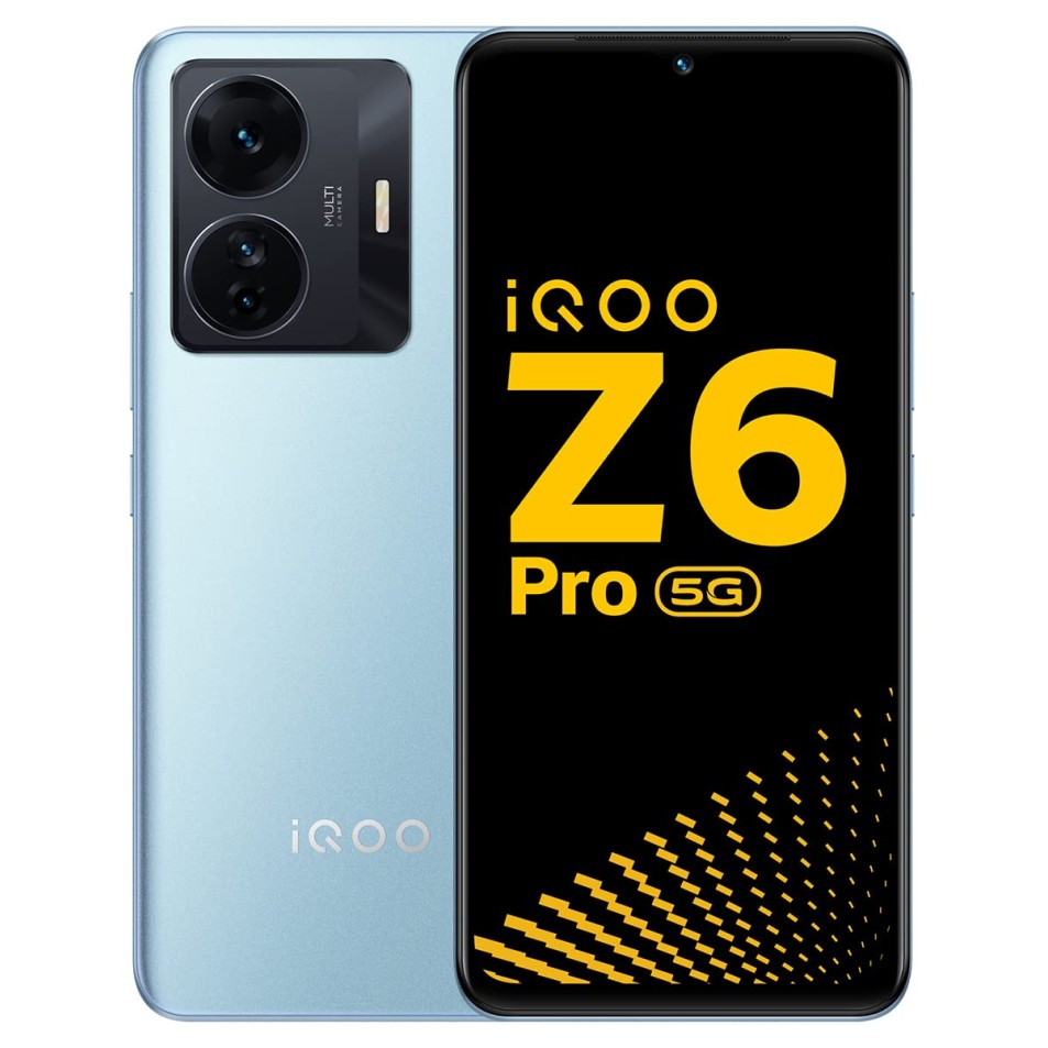 IQOO Z6 Pro 5G (Legion Sky, 12GB RAM, 256GB Storage) refurbished