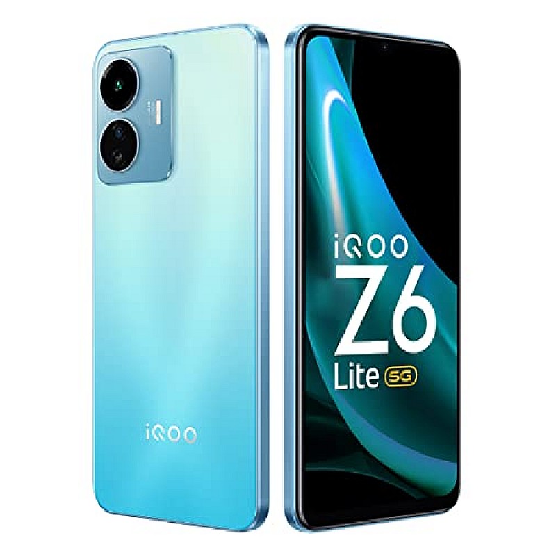 iQOO Z6 Lite 5G (Stellar Green, 6GB RAM, 128GB Storage) Refurbished