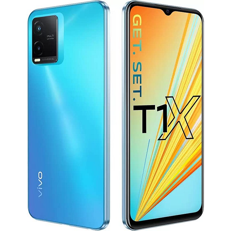 Vivo T1x Space Blue 4GB RAM 64GB ROM Refurbished