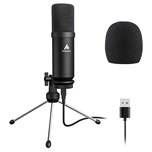 Maono AU-A04TR USB Condenser Cardioid Microphone Kit with Tripod for Podcast, PC, Gaming, Recording, YouTube, Vlogging Maono AU-A04TR USB Condenser Cardioid Microphone Kit with Tripod for Podcast, PC, Gaming, Recording, YouTube, Vlogging
