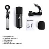 Maono AU-A04TR USB Condenser Cardioid Microphone Kit with Tripod for Podcast, PC, Gaming, Recording, YouTube, Vlogging