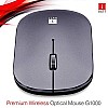 iBall G1000 Silent Button Metal Premium Wireless Mouse with Nano Receiver PC/Mac/Laptop-Silver