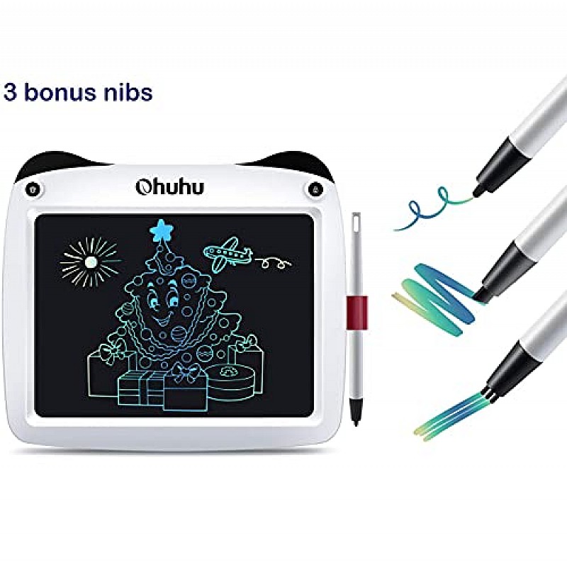 Ohuhu Writing Pad 9 inch LCD Writing Tablet Electronic Slate for Kids Drawing Pad