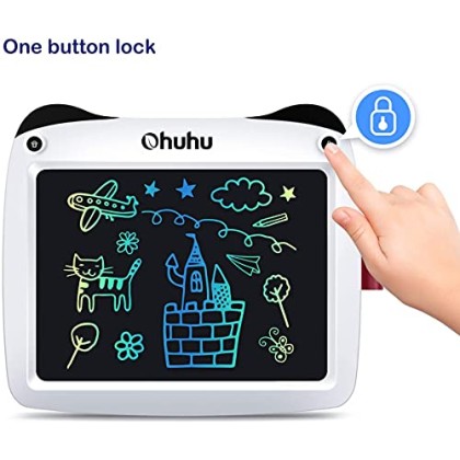 Ohuhu Writing Pad 9 inch LCD Writing Tablet Electronic Slate for Kids Drawing Pad Ohuhu Writing Pad 9 inch LCD Writing Tablet Electronic Slate for Kids Drawing Pad