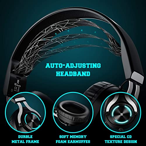Eksa E3000 Gaming Wired On Ear Headphones Noise Cancelling, Led Light For Pc, Ps4, Ps5 (Black) Eksa E3000 Gaming Wired On Ear Headphones Noise Cancelling, Led Light For Pc, Ps4, Ps5 (Black)