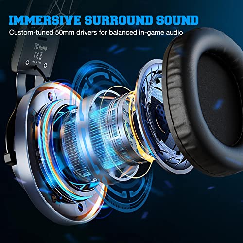 Eksa E3000 Gaming Wired On Ear Headphones Noise Cancelling, Led Light For Pc, Ps4, Ps5 (Black) Eksa E3000 Gaming Wired On Ear Headphones Noise Cancelling, Led Light For Pc, Ps4, Ps5 (Black)
