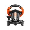 Pxn Pc Racing V3Ii 180 Degree Universal Usb Car Sim Race Steering Wheel With Pedals For Pc, Ps3, Ps4, Xbox (Orange)