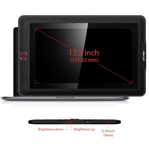 XP-PEN Artist 13.3 Pro 13.3 Inch Drawing Pen Display Graphics Monitor Full-Laminated Technology Drawing Monitor with Tilt Function and Red Dia XP-PEN Artist 13.3 Pro 13.3 Inch Drawing Pen Display Graphics Monitor Full-Laminated Technology Drawing Monitor with Tilt Function and Red Dia