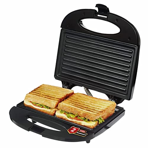 BALTRA Super Grill 750 Watt Sandwich Griller, Black, Small BALTRA Super Grill 750 Watt Sandwich Griller, Black, Small