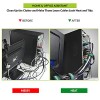 Gizga Essentials Cable Organiser, Cord Management System for PC, TV, Home Theater, Speaker & Cables (Green) Gizga Essentials Cable Organiser, Cord Management System for PC, TV, Home Theater, Speaker & Cables (Green)
