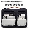 AirCase Office Sling Messenger Bag fits upto 14.1 Laptop Macbook, Detachable Blue