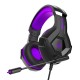Cosmic Byte H11 Gaming wired over ear Headset with Microphone (Black Purple)