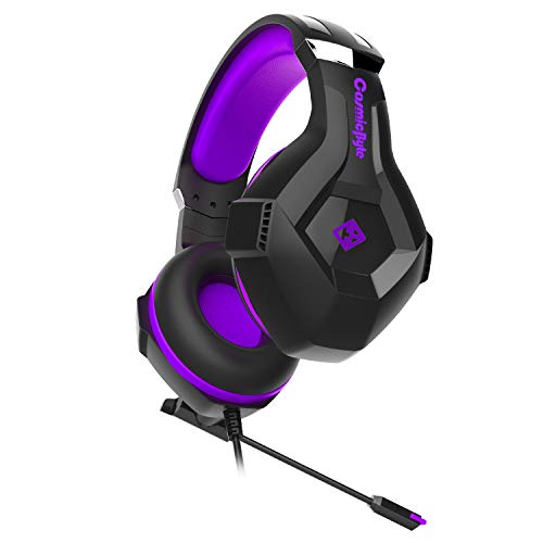 Cosmic Byte H11 Gaming wired over ear Headset with Microphone (Black Purple) Cosmic Byte H11 Gaming wired over ear Headset with Microphone (Black Purple)