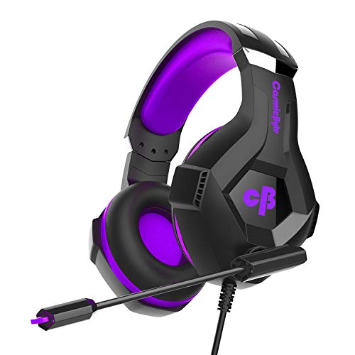 Cosmic Byte H11 Gaming wired over ear Headset with Microphone (Black Purple) Cosmic Byte H11 Gaming wired over ear Headset with Microphone (Black Purple)