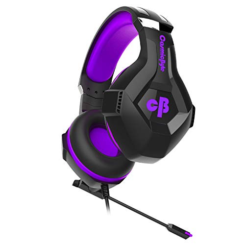 Cosmic Byte H11 Gaming wired over ear Headset with Microphone (Black Purple) Cosmic Byte H11 Gaming wired over ear Headset with Microphone (Black Purple)