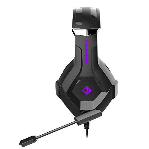 Cosmic Byte H11 Gaming wired over ear Headset with Microphone (Black Purple) Cosmic Byte H11 Gaming wired over ear Headset with Microphone (Black Purple)