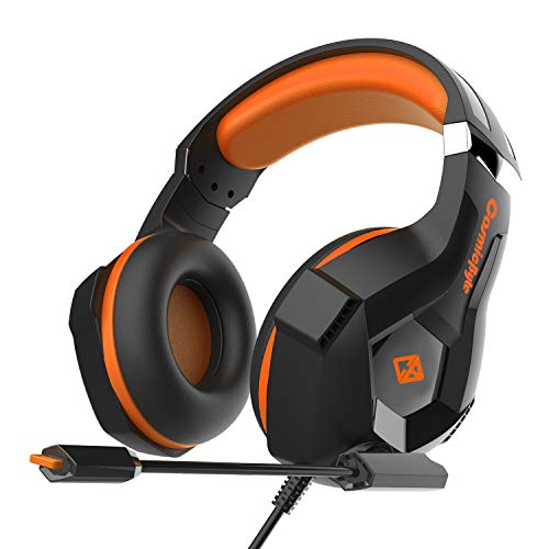 Cosmic Byte H11 Gaming Wired Over-ear Headset with Microphone (Black/Orange, Pack Of 1) Cosmic Byte H11 Gaming Wired Over-ear Headset with Microphone (Black/Orange, Pack Of 1)