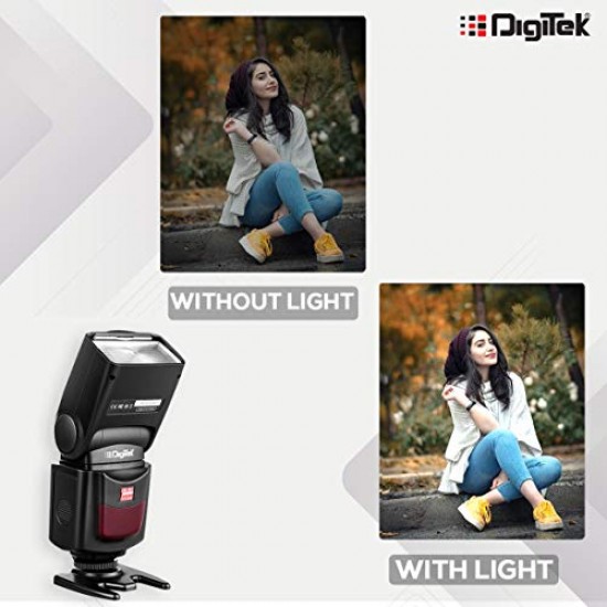 DIGITEK® (DFL-088) Universal Electronic Flash Speedlite for DSLR Cameras Canon Nikon Pentax Olympus 