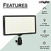 DIGITEK® LED D416 Professional Video Light & NP-750 Li-ion Battery with Micro USB Charging Dimmable 3200k -5600k 