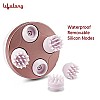 Lifelong LLM225 Rechargeable Head, Scalp Full Body Pain Relief Massager, Electric Head Kneading Massager,4 Speed Modes Brown