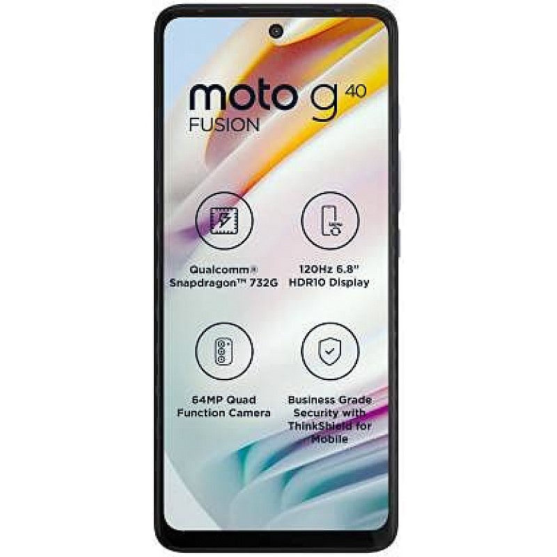 MOTOROLA G40 Fusion (Dynamic Gray, 64 GB) (4 GB RAM) Refurbished