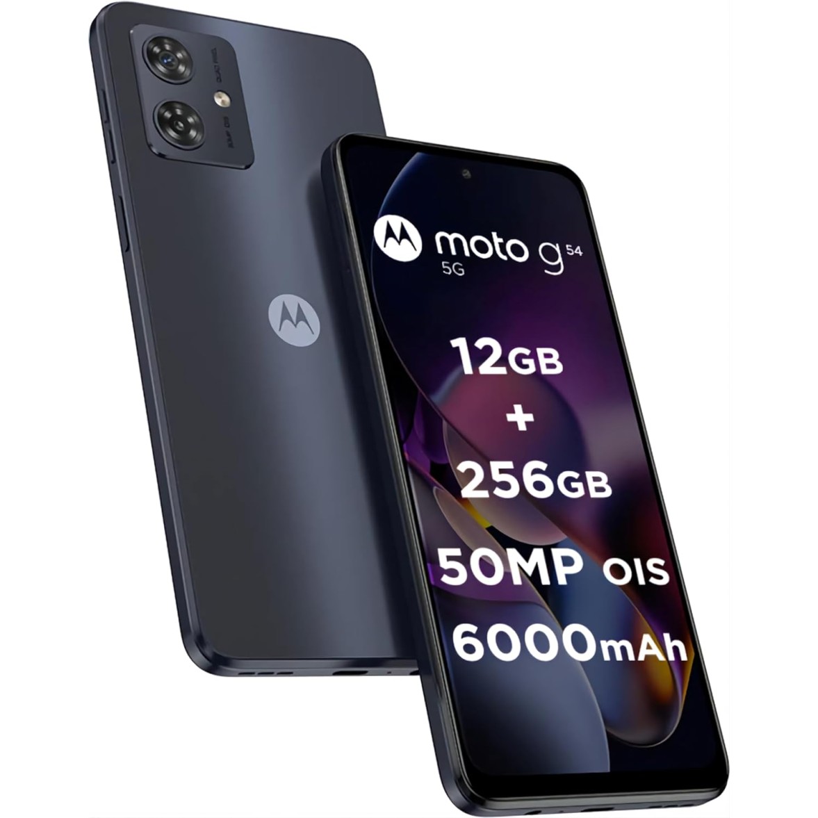 Motorola G54 5G (Midnight Blue, 12GB RAM, 256GB Storage) refurbished