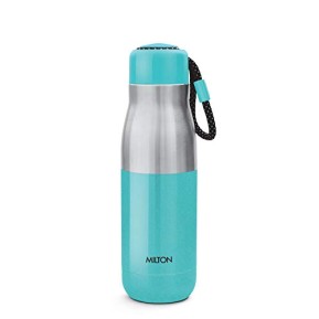 Milton Eminent 600 thermosteel Hot and Cold Water Bottle, 517 ml, Aqua Green Milton Eminent 600 thermosteel Hot and Cold Water Bottle, 517 ml, Aqua Green