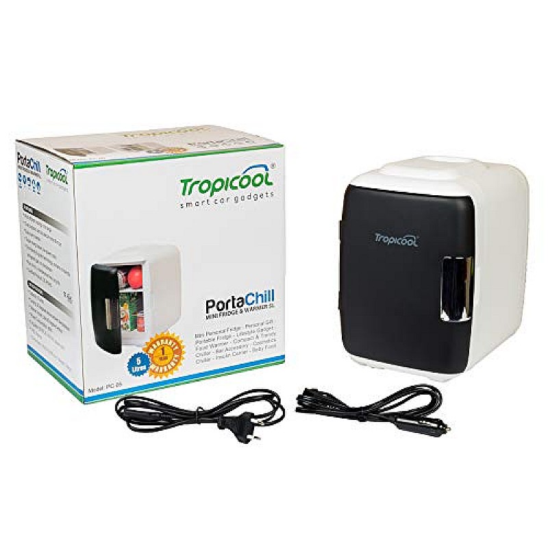 Tropicool Portachill Black 5 L Car 5 Star Chiller Cum Automatic Warmer (Black)