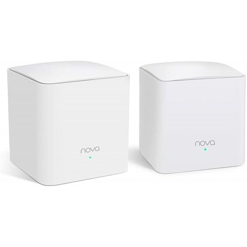 Tenda Nova MW5G Whole Home Mesh Wi-Fi System, 3500sq² Wi-Fi Coverage, Two Gigabit Ports Wi-Fi Booster