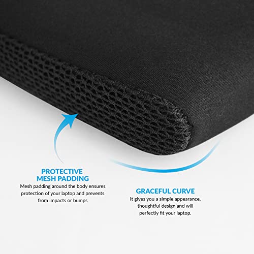 AirCase Protective Laptop Bag Sleeve fits Upto 13.3 Laptop MacBook Black AirCase Protective Laptop Bag Sleeve fits Upto 13.3 Laptop MacBook Black