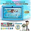 Contixo 7 Android Kids Tablet 32GB Includes 50+Disney Storybooks Stickers (Value $200) Kid-Proof Case (2023 Model V8) Blue