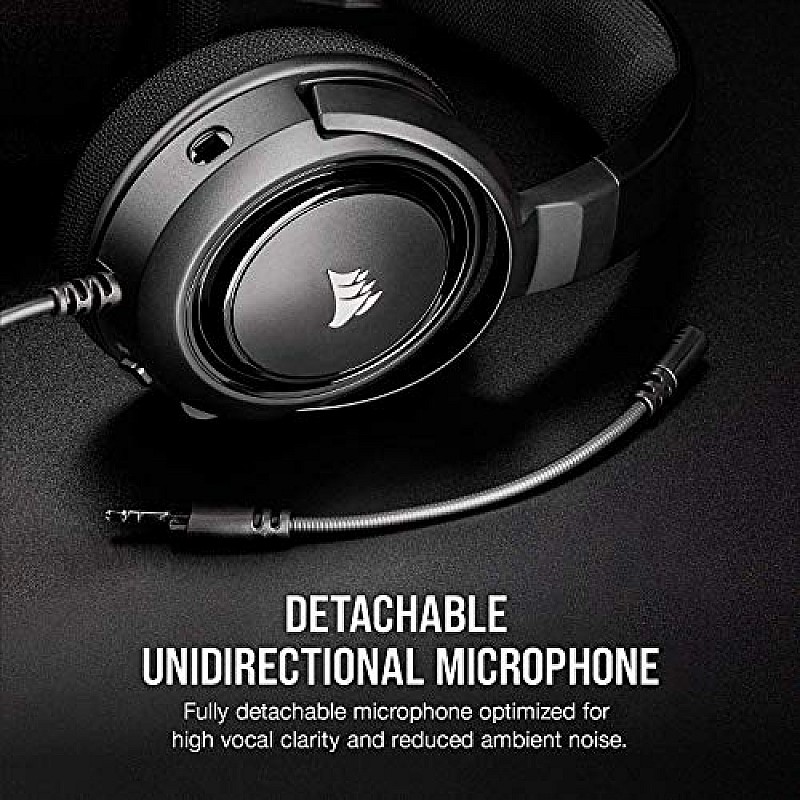 Corsair HS45 Surround Wired Gaming Headset  (Carbon, On the Ear)