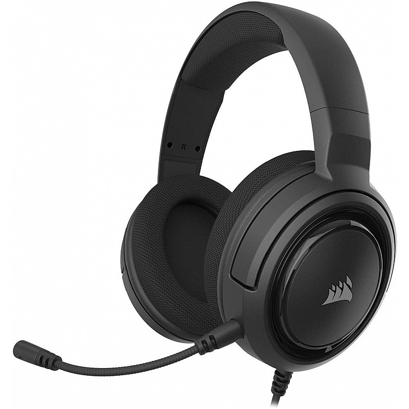 Corsair HS45 Surround Wired Gaming Headset  (Carbon, On the Ear)