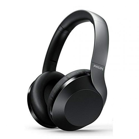 Philips Audio Performance TAPH802 Over-Ear Wireless Headphone with Bluetooth (Black)