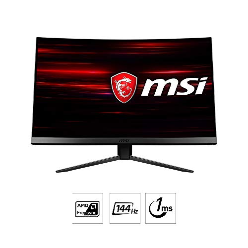 MSI Optix MAG241C 23.6 inch Full HD Curved Gaming Monitor, 144hz Refresh Rate, 1ms Response time Black MSI Optix MAG241C 23.6 inch Full HD Curved Gaming Monitor, 144hz Refresh Rate, 1ms Response time Black
