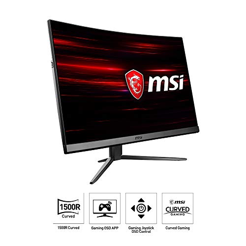 MSI Optix MAG241C 23.6 inch Full HD Curved Gaming Monitor, 144hz Refresh Rate, 1ms Response time Black MSI Optix MAG241C 23.6 inch Full HD Curved Gaming Monitor, 144hz Refresh Rate, 1ms Response time Black