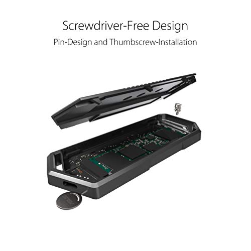 ASUS ROG Strix Arion Aluminum Alloy M.2 NVMe External SSD Holder Portable Enclosure Case ASUS ROG Strix Arion Aluminum Alloy M.2 NVMe External SSD Holder Portable Enclosure Case