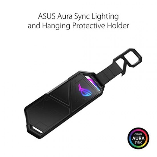 ASUS ROG Strix Arion Aluminum Alloy M.2 NVMe External SSD Holder Portable Enclosure Case
