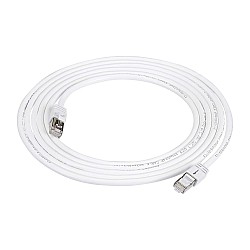 amazon basics Rj45 Cat 7 High-Speed Gigabit Ethernet Patch Internet Cable For Printer, Server - 10Gbps, 600Mhz  ,3-Foot, White