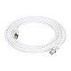 amazon basics Rj45 Cat 7 High-Speed Gigabit Ethernet Patch Internet Cable For Printer, Server - 10Gbps, 600Mhz  ,3-Foot, White