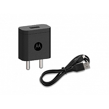 Motorola SJSC44 10W Rapid Charger with Micro USB Cable- Black