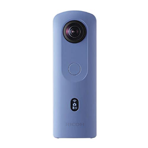 Ricoh Theta SC2 360°Camera 4K Video with Image Stabilization, Optical Zoom, Blue- Ricoh Theta SC2 360°Camera 4K Video with Image Stabilization, Optical Zoom, Blue-