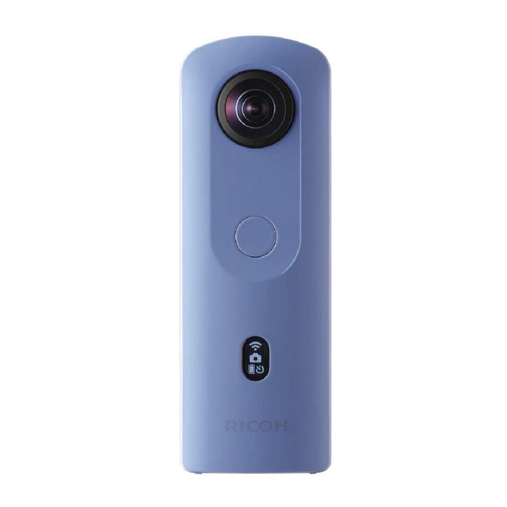Ricoh Theta SC2 360°Camera 4K Video with Image Stabilization, Optical Zoom, Blue-